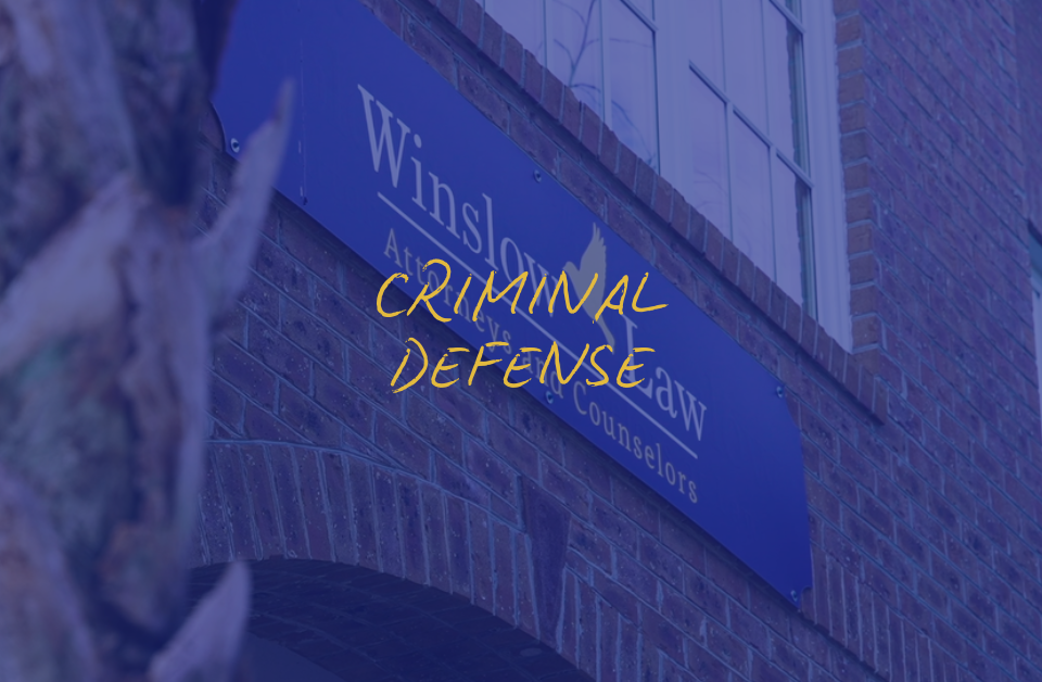 CRIMINAL DEFENSE Blog Featured Image