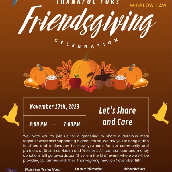 Tom Winslow Law Firm Friendsgiving Celebration