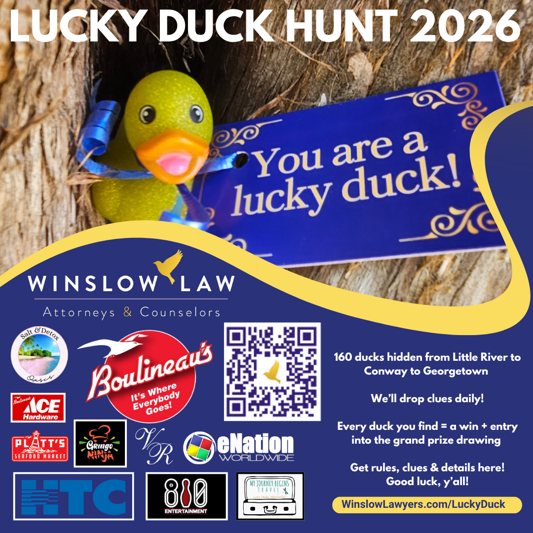 2nd Annual Lucky Duck Hunt – Winslow Law